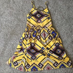 Yellow Aztec Sundress
